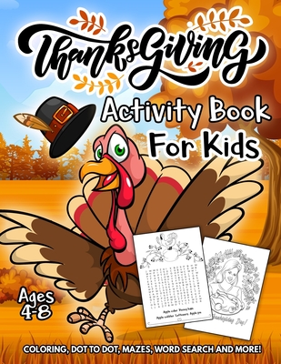 Activity Book For Kids 4-8 Years Old: Fun Learning Activity Book