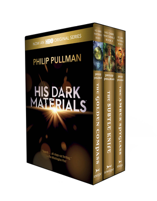 His Dark Materials 3-Book Trade Paperback Boxed Set: The Golden Compass; The Subtle Knife; The Amber Spyglass By Philip Pullman Cover Image