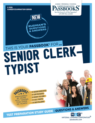 Senior Clerk-Typist (C-1936): Passbooks Study Guide (Career Examination Series #1936) Cover Image