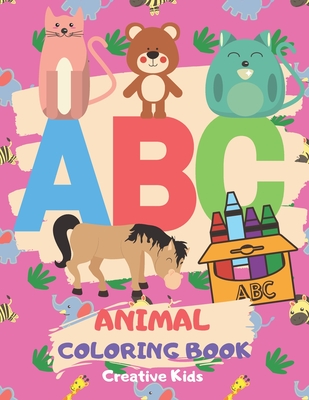 Download Abc Animal Coloring Book A Fun Game For 3 8 Year Old Picture For Toddlers Grown Ups Letters Shapes Color Animals 8 5 X 11 29 Pages Paperback Scrawl Books