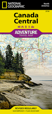 Canada Central Map (National Geographic Adventure Map #3114) Cover Image