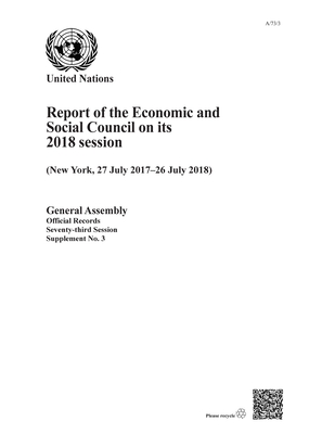 Report of the Economic and Social Council on Its 2018 Session Cover Image