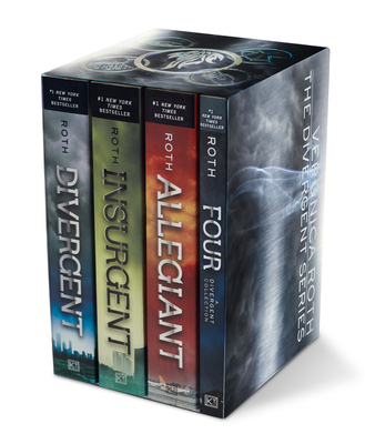 Divergent Series Four-Book Paperback Box Set: Divergent, Insurgent, Allegiant, Four By Veronica Roth Cover Image