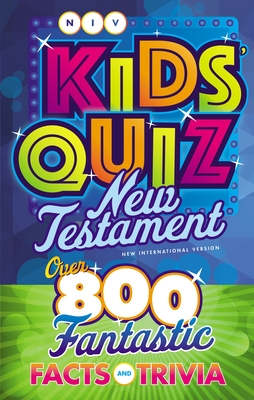 Niv, Kids' Quiz New Testament, Paperback, Comfort Print By Zondervan Cover Image