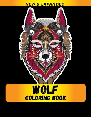Wolf Coloring Book: Stress Relieving Wolf Designs Cover Image
