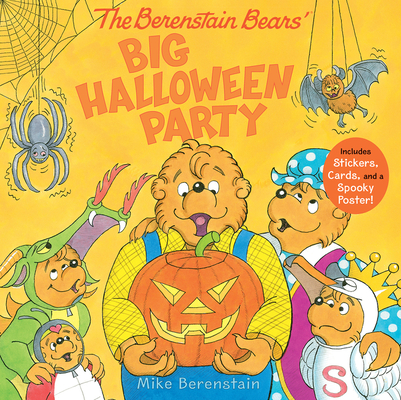 The Berenstain Bears’ Big Halloween Party: Includes Stickers, Cards, and a Spooky Poster! Cover Image