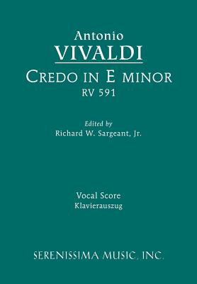 Credo in E minor, RV 591: Vocal Score Cover Image