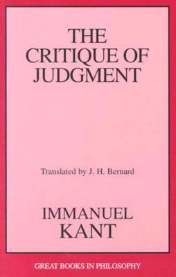 The Critique of Judgment (Great Books in Philosophy) By Immanuel Kant, J. H. Bernard (Translated by) Cover Image