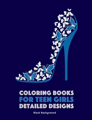 Teen Coloring Books For Girls : Detailed drawings of older girls and teens  (Paperback)