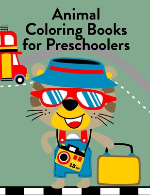 Animal Coloring Books For Preschoolers: Coloring Pages with Adorable Animal  Designs, Creative Art Activities (Paperback) | Penguin Bookshop