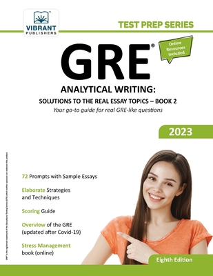 GRE Analytical Writing: Solutions to the Real Essay Topics - Book 2 By Vibrant Publishers Cover Image