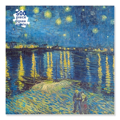 Adult Jigsaw Puzzle Van Gogh: Starry Night over the Rhône (500 pieces):  500-piece Jigsaw Puzzles