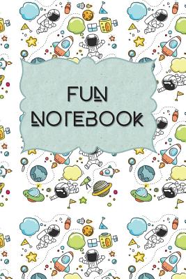Fun Notebook: Boys Books - Mini Composition Notebook - Ages 6 -12 - Outer Space Kids Cover Image