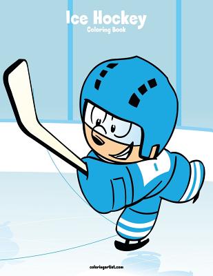 Ice Hockey Coloring Book 1 By Nick Snels Cover Image