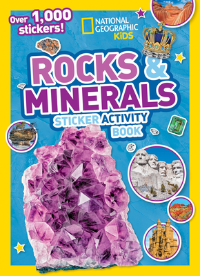 Rocks and Minerals Sticker Activity Book Cover Image