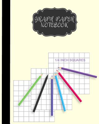 Graph Paper Notebook 1/4 inch squares: Graph Paper Composition Book For Children and Women 8 x 10 inch, 122 Pages Cover Image