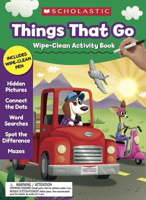 Things That Go Wipe-Clean Activity Book