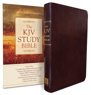 The KJV Study Bible [Bonded Leather] (King James Bible) By Barbour Publishing Cover Image