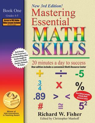 Mastering Essential Math Skills, Book 1: Grades 4 and 5, 3rd Edition: 20 minutes a day to success Cover Image