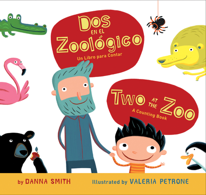 Cover for Dos En El Zoologico/two At The Zoo Bilingual Board Book