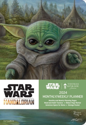THE MANDALORIAN by Thomas Kinkade Studios 12-Month 2024 Monthly/Weekly Planner Calen: Child's Play Cover Image