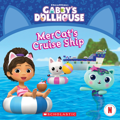 MerCat's Cruise Ship (Gabby's Dollhouse Storybook) By Gabhi Martins (Adapted by) Cover Image