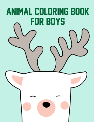 Animal Coloring Book for Boys: Christmas Coloring Pages with Animal, Creative Art Activities for Children, kids and Adults Cover Image