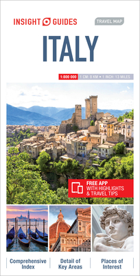 Insight Guides Travel Map Italy (Insight Travel Maps) Cover Image