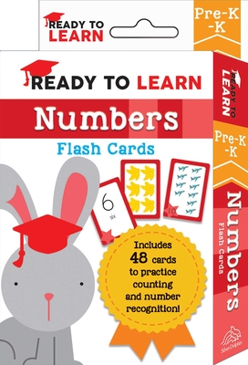 Ready to Learn: Pre-K-K Numbers Flash Cards: Includes 48 Cards to Practice Counting and Number Recognition!
