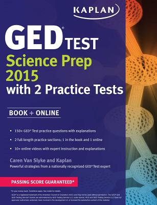 Kaplan GED Test Science Prep 2015: Book + Online ...