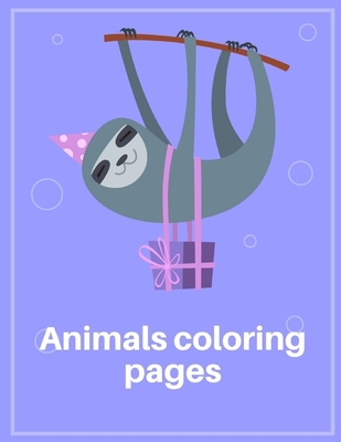 Animals Coloring Pages: Cute Christmas Animals and Funny Activity for Kids (Early Childhood Education #10) Cover Image