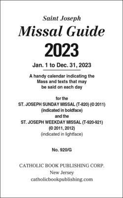 Missal Guide for 2022 By Catholic Book Publishing Corp (Producer) Cover Image