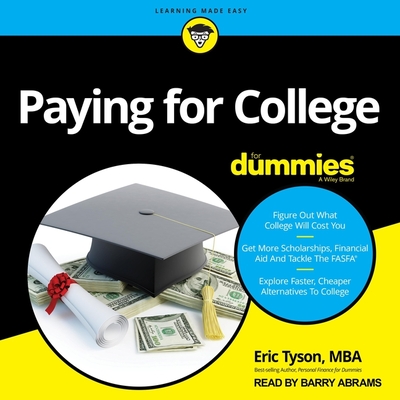 Paying for College for Dummies By Barry Abrams (Read by), Mba Cover Image