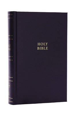 NKJV Personal Size Large Print Bible with 43,000 Cross References, Black Hardcover, Red Letter, Comfort Print Cover Image