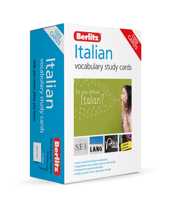 Berlitz Vocabulary Study Cards Italian (Language Flash Cards) Cover Image