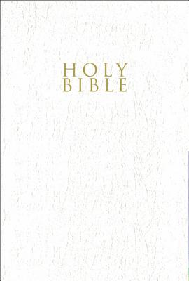 Niv, Gift and Award Bible, Leather-Look, White, Red Letter Edition, Comfort Print By Zondervan Cover Image