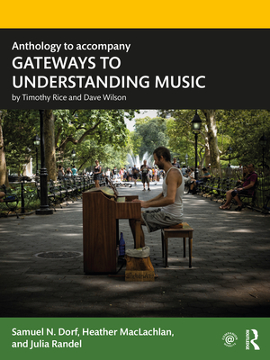 Anthology to accompany GATEWAYS TO UNDERSTANDING MUSIC Cover Image