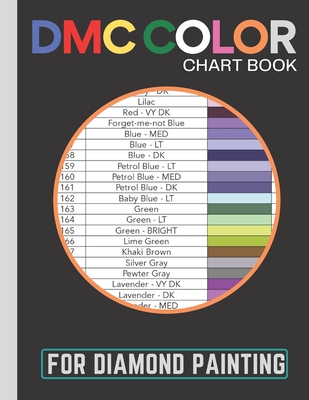 DMC Color Chart Book For Diamond Painting: Journal to Track DP Art Projects  (Bracelet, Jewelry and Earring) (Paperback)
