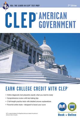 Clep(r) American Government Book + Online (CLEP Test Preparation) Cover Image