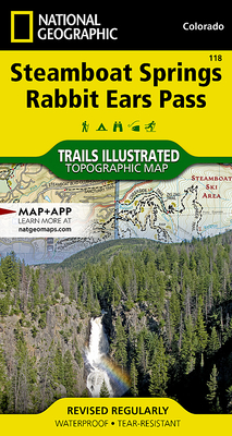 Steamboat Springs, Rabbit Ears Pass Map (National Geographic Trails Illustrated Map #118)