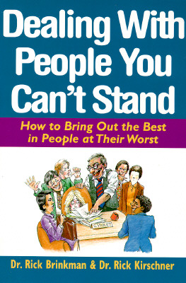 Dealing with People You Can't Stand Cover
