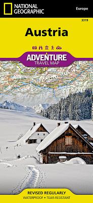 Austria Map (National Geographic Adventure Map #3319) By National Geographic Maps - Adventure Cover Image