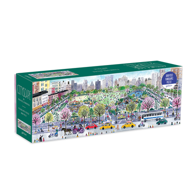 Michael Storrings Cityscape 1000 Piece Panoramic Puzzle Cover Image