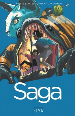 Saga, Volume 5 By Brian K. Vaughan, Fiona Staples (Artist) Cover Image