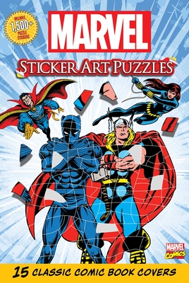Marvel Sticker Art Puzzles By Editors of Thunder Bay Press Cover Image