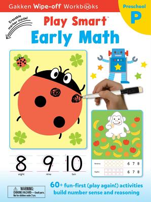 Play Smart Early Math Ages 2-4: At-home Wipe-off Workbook with Erasable Marker Cover Image