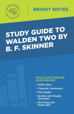 Study Guide to Walden Two by B. F. Skinner Cover Image