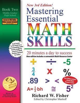 Mastering Essential Math Skills, Book 2: Middle Grades/High School, 3rd Edition: 20 minutes a day to success Cover Image