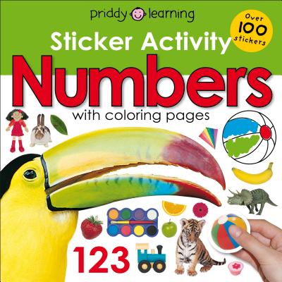 Sticker Activity Numbers: Over 100 Stickers with Coloring Pages (Sticker Activity Fun) Cover Image