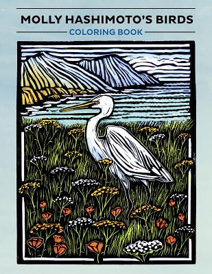Molly Hashimoto's Birds Coloring Book Cover Image